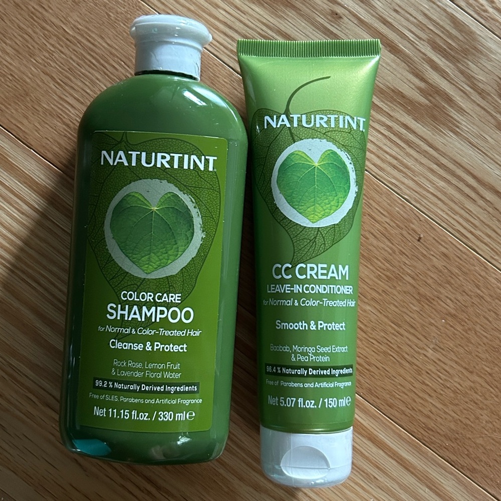 Color Care Shampoo and leave-in conditioner